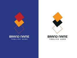 brief logo ontwerp vector