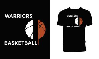 creatief basketbal t overhemd ontwerp vector