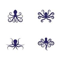 octopus pictogram vector illustratie ontwerp