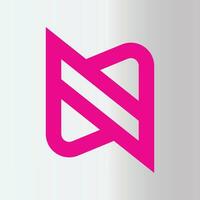 brief n logo vector icoon ontwerp sjabloon