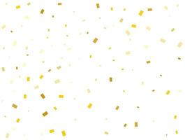 licht gouden rechthoeken confetti achtergrond. vector illustratie