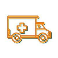 ambulance vector pictogram