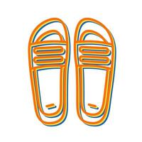 slippers vector icoon