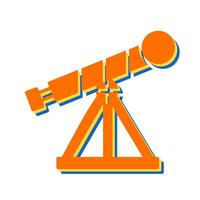 telescoop vector pictogram