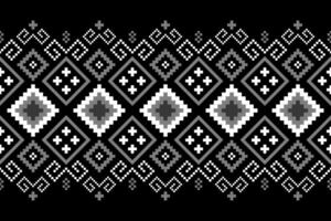 kruis steek kleurrijk meetkundig traditioneel etnisch patroon ikat naadloos patroon abstract ontwerp voor kleding stof afdrukken kleding jurk tapijt gordijnen en sarong aztec Afrikaanse Indisch Indonesisch vector