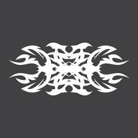 zwart tribal tatoeëren abstract symbool sjabloon vector