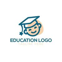 mensen en onderwijs logo sjabloon vector