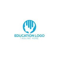 online school- logo. aan het leren logo ontwerp vector