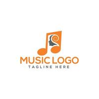 muziek- logo icoon vector ontwerp. geluid opname studio, nacht feest.