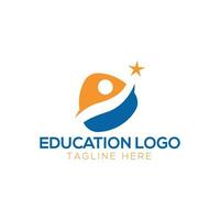 onderwijs keuze aan het leren logo sjabloon vector