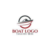 snelheid boot logo inspiratie vector