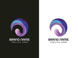 brief logo ontwerp vector