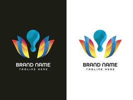 brief logo ontwerp vector