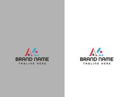 brief logo ontwerp vector