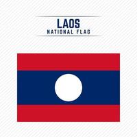 nationale vlag van laos vector