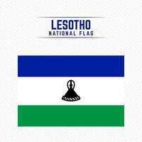 nationale vlag van lesotho vector