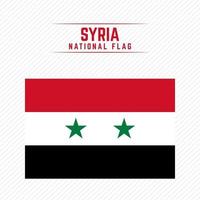 nationale vlag van syrië vector