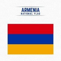 nationale vlag van armenië vector