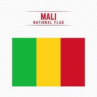 nationale vlag van mali vector