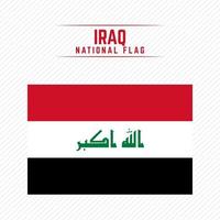 nationale vlag van irak vector