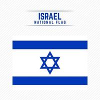 nationale vlag van israël vector