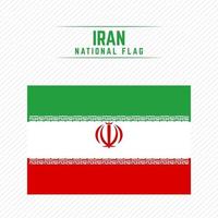 nationale vlag van iran vector
