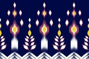 ikat geometrische folklore ornament. tribale etnische vector textuur. naadloos gestreept patroon in Azteekse stijl. figuur tribal borduurwerk. indisch, scandinavisch, zigeuner, mexicaans, volkspatroon.