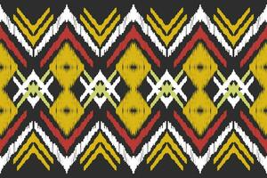 ikat paisley naadloos patroon, traditioneel naadloos patroon, aztec stijl, borduurwerk, abstract, vector, ontwerp illustratie voor textuur, kleding stof, afdrukken. vector