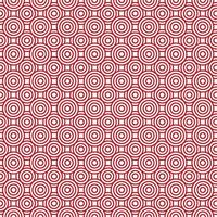 naadloos patroon met rood cirkels vector