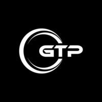 gtp logo ontwerp, inspiratie voor een uniek identiteit. modern elegantie en creatief ontwerp. watermerk uw succes met de opvallend deze logo. vector