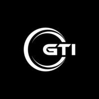 gti logo ontwerp, inspiratie voor een uniek identiteit. modern elegantie en creatief ontwerp. watermerk uw succes met de opvallend deze logo. vector