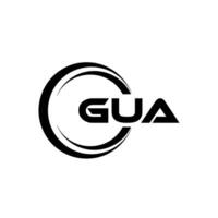 gua logo ontwerp, inspiratie voor een uniek identiteit. modern elegantie en creatief ontwerp. watermerk uw succes met de opvallend deze logo. vector