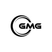 gmg logo ontwerp, inspiratie voor een uniek identiteit. modern elegantie en creatief ontwerp. watermerk uw succes met de opvallend deze logo. vector