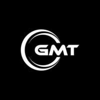 GMT logo ontwerp, inspiratie voor een uniek identiteit. modern elegantie en creatief ontwerp. watermerk uw succes met de opvallend deze logo. vector