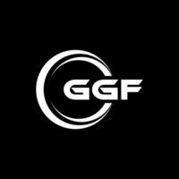 ggf logo ontwerp, inspiratie voor een uniek identiteit. modern elegantie en creatief ontwerp. watermerk uw succes met de opvallend deze logo. vector