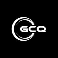 gcq logo ontwerp, inspiratie voor een uniek identiteit. modern elegantie en creatief ontwerp. watermerk uw succes met de opvallend deze logo. vector