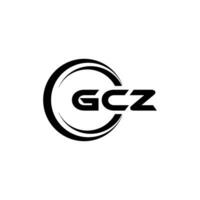 gcz logo ontwerp, inspiratie voor een uniek identiteit. modern elegantie en creatief ontwerp. watermerk uw succes met de opvallend deze logo. vector