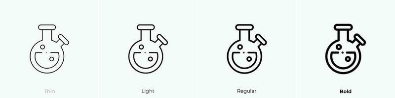 test buizen icoon. dun, licht, regelmatig en stoutmoedig stijl ontwerp geïsoleerd Aan wit achtergrond vector