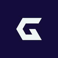 creatief brief g logo sjabloon vector