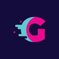 creatief brief g logo ontwerp, g brief icoon vector