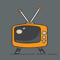 Indonesisch antiek televisie vector