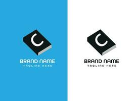 brief logo ontwerp vector