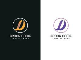 brief logo ontwerp vector