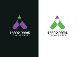 brief logo ontwerp vector