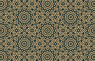 naadloos patroon met mandala ontwerp vector