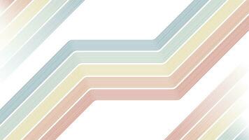 abstract retro achtergrond met strepen en lijnen in pastel kleuren, vector illustratie