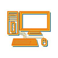 computer vector pictogram