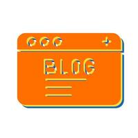 blog vector icoon