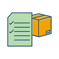 levering checklist vector icoon