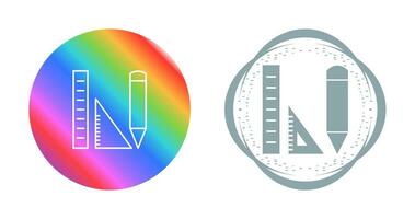 aan het studeren geometrie vector icoon